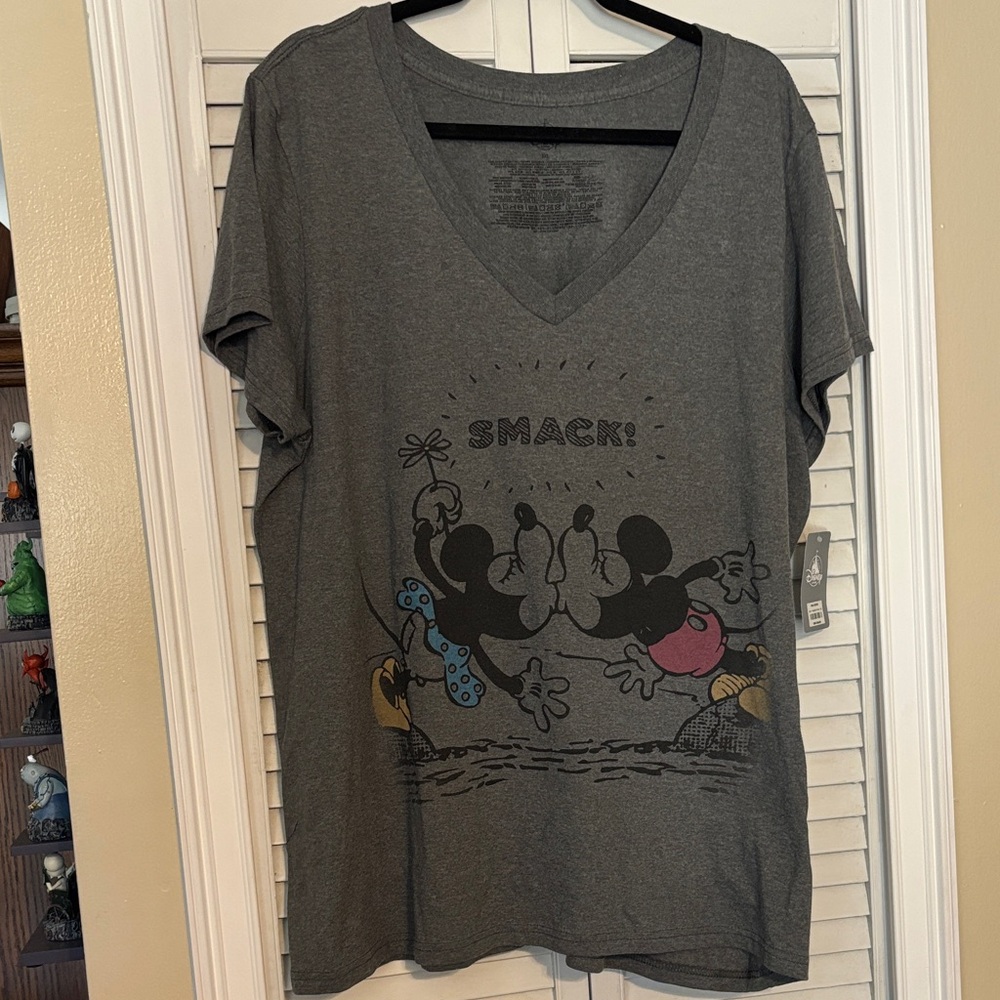 Disney Gray Mickey Mouse Graphic Tee